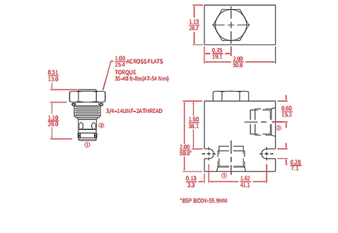 Desempenho/dimensão/desenho secional da válvula de esfera ICV08-C20, válvula de verificação