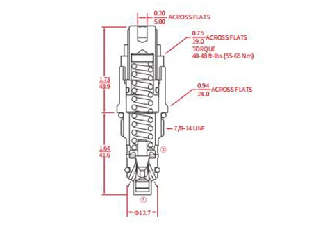 Desempenho/Dimensão/Desenho Seccional de Válvula de Alívio de IRV10-B20 Poppet de Ação Direta