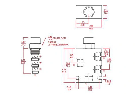 Desempenho/Dimensão/Desenho Seccional da Válvula de Retenção IEC10-42 Restritor