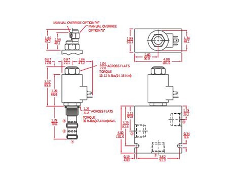 Desempenho/Dimensão/Desenho Seccional IPV72-30 Válvula de Controle de Fluxo Proporcional